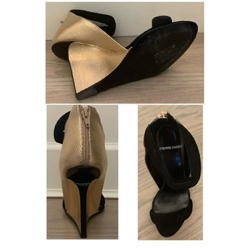 Pierre Hardy Gold and Black Platform